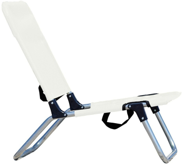 Preview: FIAM® Quick Strandstuhl Aluminium Weiss